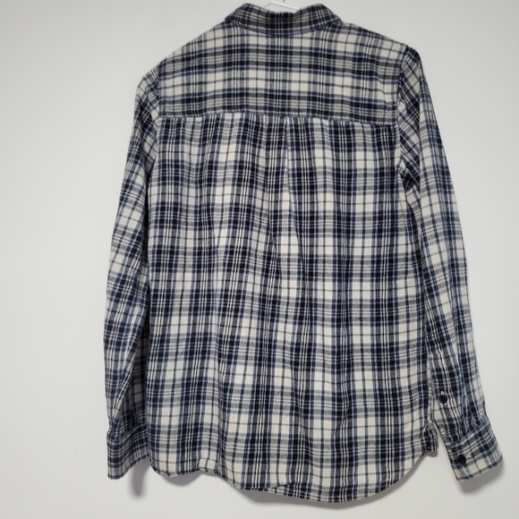 Madewell Slim Boyshirt in Lawton Plaid Flannel - Picture 11 of 15